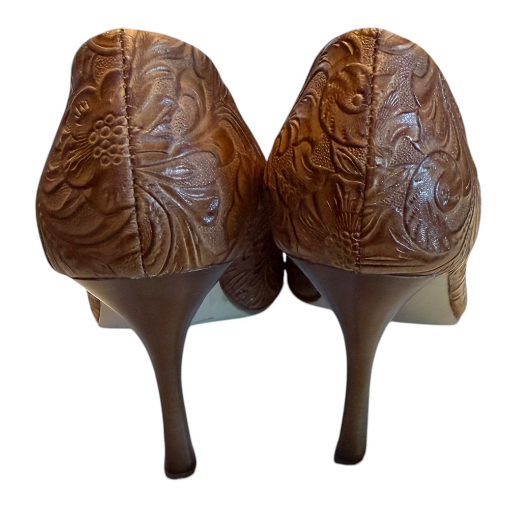 NINE WEST O-HEMLOCKD4 BROWN POINTY TOES LEATHER UPPERS. SIZE 8M. - Picture 6 of 9
